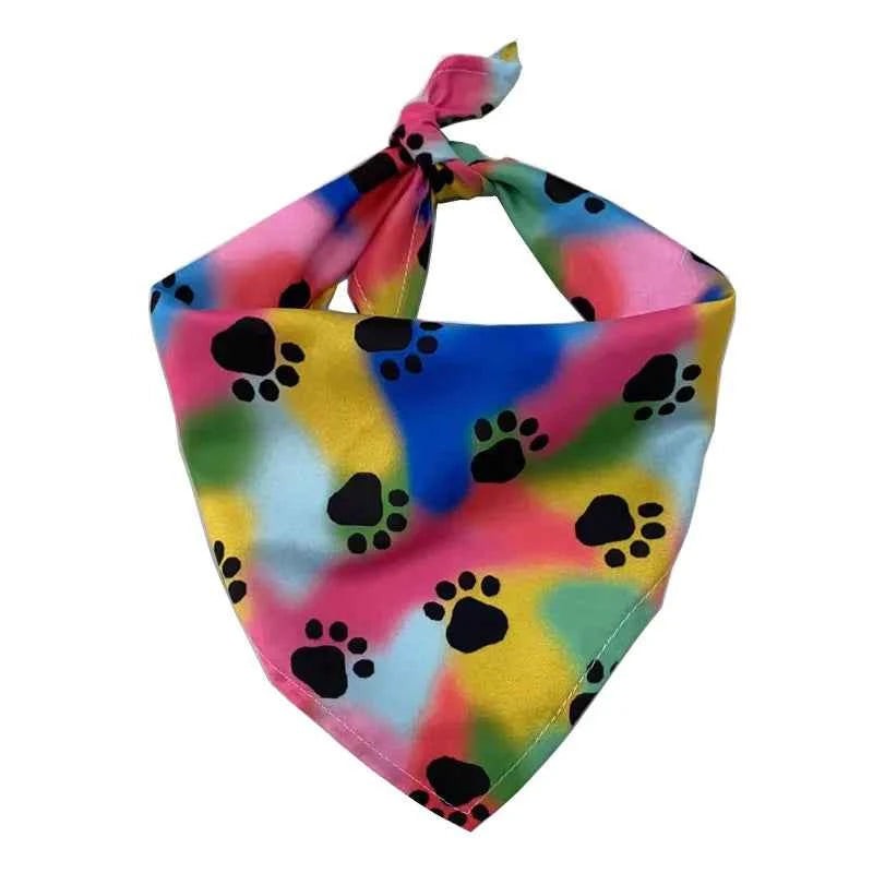 Fashion Style Triangular Bandana For Dogs Outdoor Beach Adjustable Dog Scarf Cute Pet Dogs Neckerchief Pet Accessories Dog Supplies For Small Medium Large Pet Dogs