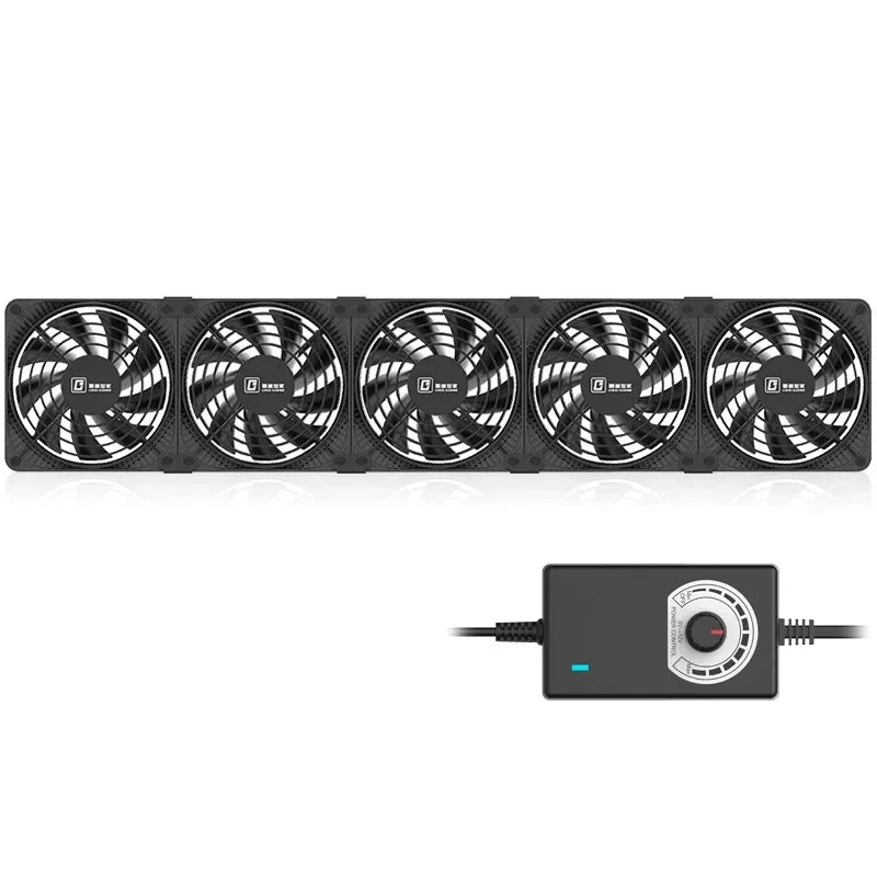 TEUCER 3000RPM 120MM Large Air Volume 220V Btc Mining Machine Workstation Cabinet Server Case Cooling System Fan with Adapter