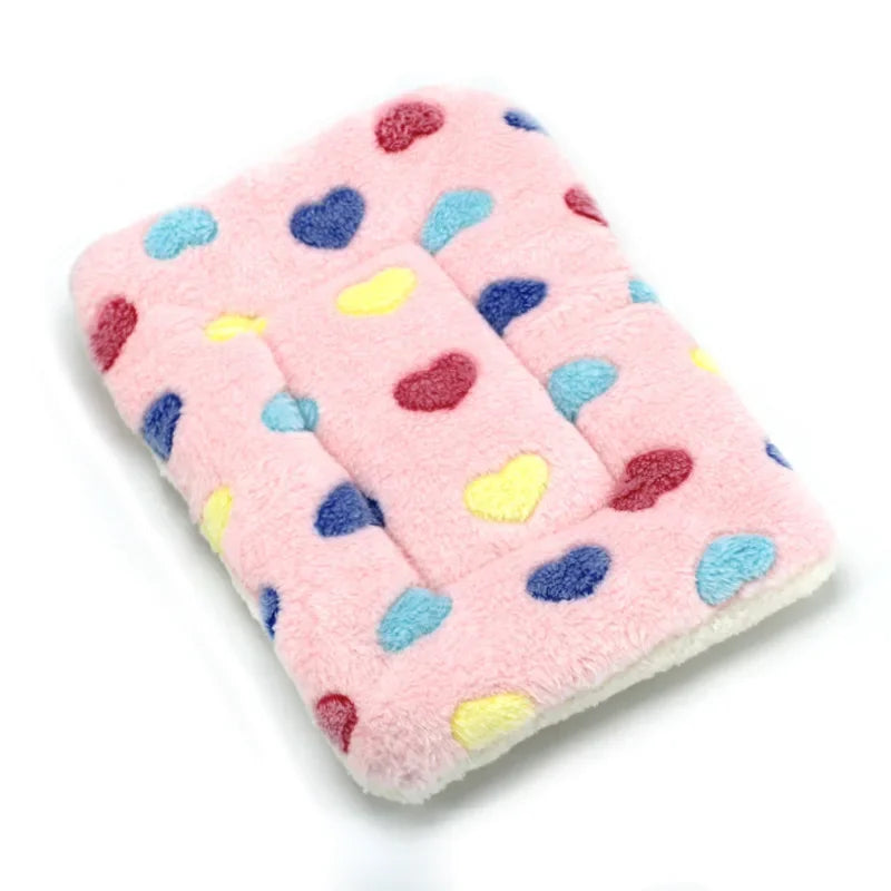 Thickened Pet Soft Fleece Pad Pet Blanket Bed Mat for Puppy Dog Cat Sofa Cushion Keep Warm Sleeping Cover Cushion Home Rug Kot - Play Paws Toys