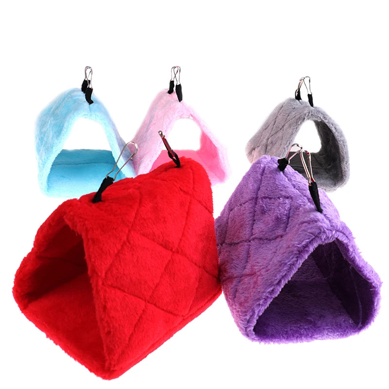 Pet Hamster Cage House Hanging Nest Parrot Parakeet Budgie Cockatiel Warm Bed Rat Hammock Bird Winter Toy Bird House Bird Nest