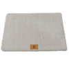 3D Foam Pet Bed With Removable Washable Faux Fur Cover Orthopedic Waterproof Dog Bed For Crate Anti-Slip Bottom Dog Bed