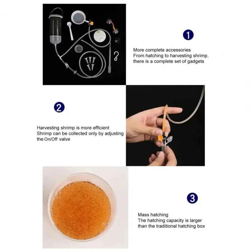 Brine Shrimp Incubator Artemia Professional Efficient Simple Operation Hatching Bucket Hatch Tool Kits