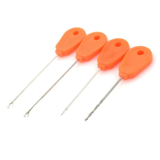 Hirisi 4pcs Carp Fishing Bait Needle With Box Fishing Bait Tools Fishing Accessories BT05