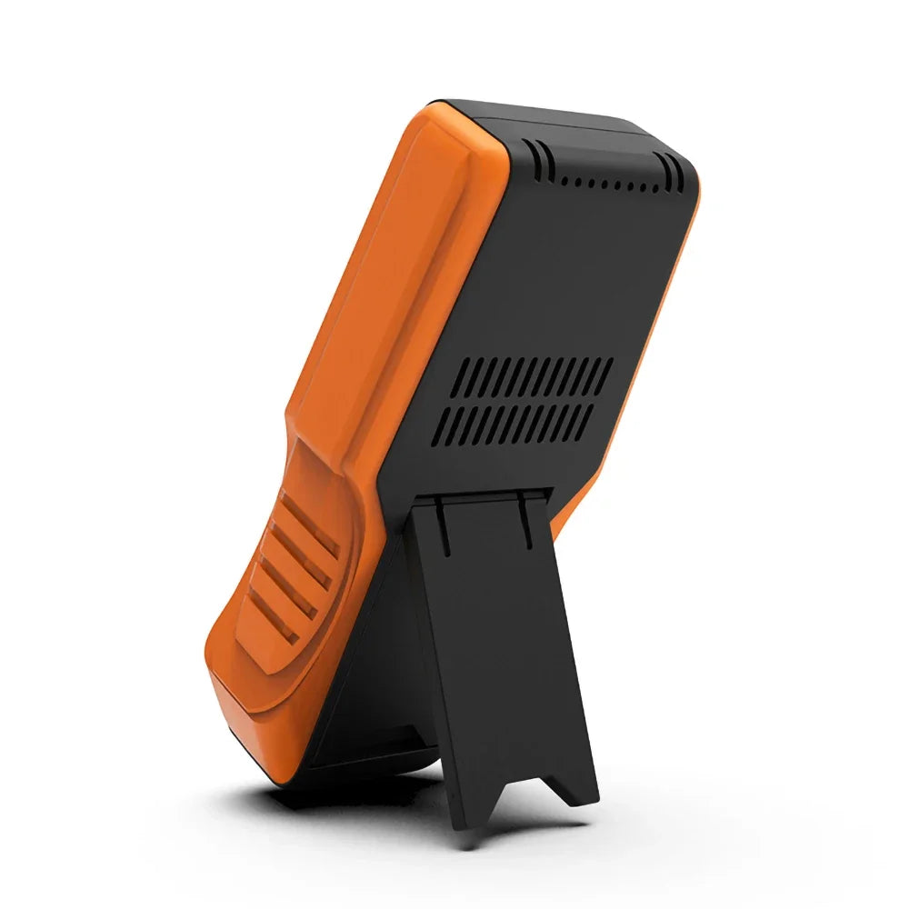 Portable Handheld O2 Detector, 0-30%Vol Oxygen Gas Monitor with 1.5s Fast Response, Temp & Humidity Tester, 14H Long Working
