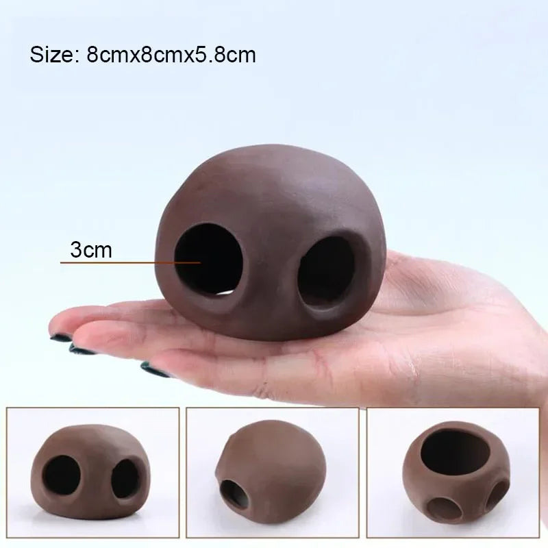 Quality Ceramic Aquarium Decor Fish Shrimps Shelter House Pottery Scorpion House Canister Simulation Stone Fish Tank Decoration