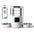 4.5L Automatic Cat Feeder With WiFi Button Smart Pet Cat/Dogs Food Dispenser Two Stainless Steel Bowls Feeder Pet Supplies