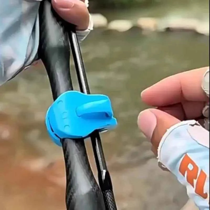 ABS Fishing Rod Holder Universal Multifunction Fixation for Lure Sea Table Rods Transport Storage Anti Slip Protective 4.5x3x3cm