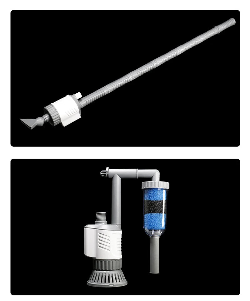 Aquarium Water Change Pump Electric Fish Tank Cleaning Tool Vacuum Water Changer Gravel Cleaner Siphon Filter Pump  30W 220v