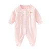 0-3 Months Baby 5-Piece Set of Clothes 6 Newborn 7 Spring and Autumn 1 Year Old Female Baby Pure Cotton Princess Outing Spring Outfit