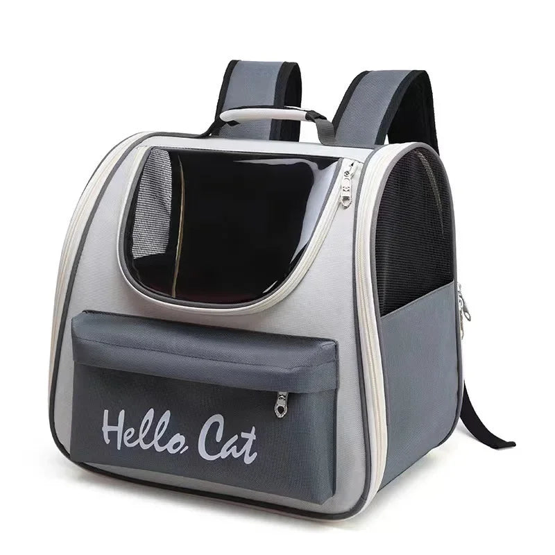 Cat Carrier Bags Windproof Outdoor Travel Backpack for Cat Small Dogs Transport Carrying Bag Cat Backpack Carriers With Cushion - Play Paws Toys