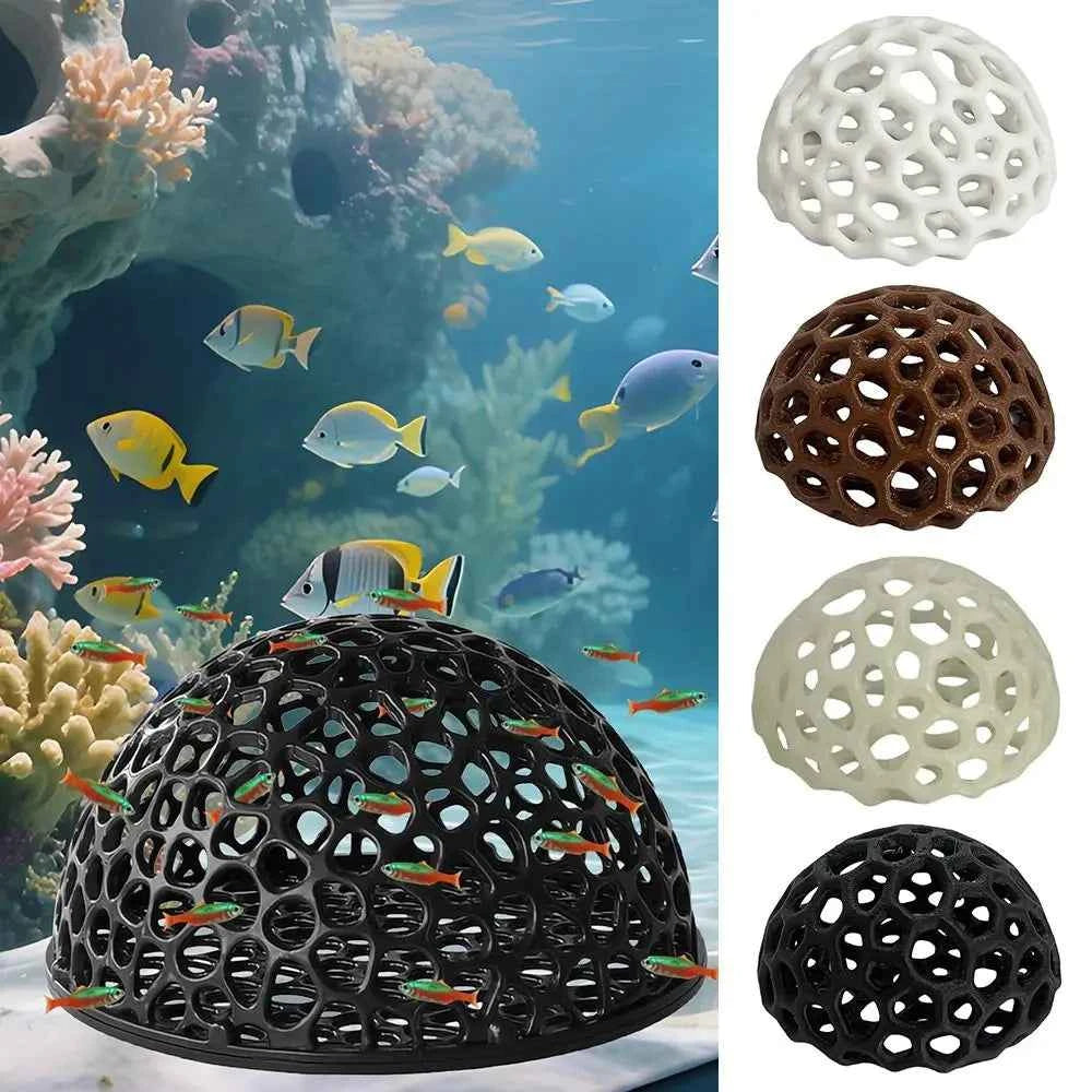 Plastic Shrimp Breeding Cave Hollow Aquarium Tunnel Shrimp Protectors Ornamental Habitat Hide Decoration Small Fish Cave