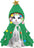 Cat Christmas Outfit Green Pet Cloak with Hat Star Pompoms Puppy Cape Clothes Tree Elf Costumes Party Pet Supplies Accessories - Play Paws Toys