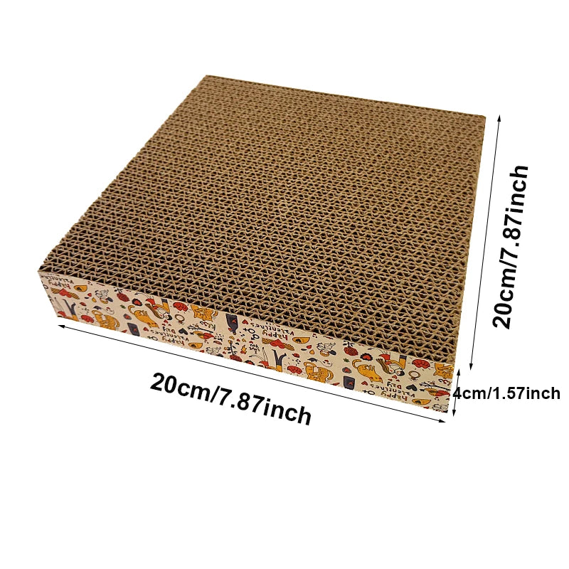Cat Toys Pet Cat Scratching Board Corrugated Cardboard Pad Grinding Nails Interactive Protecting Furniture Cats Scratcher Toy