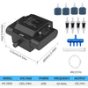 Aquarium Air Pump Fish Oxygen Aerator Pump Basement Aquarium Hydroponic 4 Outlets Air Pump Bubbler with Accessories Fish Tank