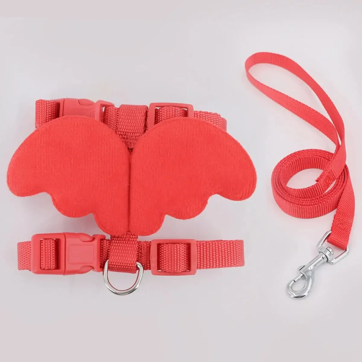 Cute Angel Wing Pet Rabbit Harness and Leash for Cats Rabbits Personalized Rabbit Harnesses Bunny Accessories Hamster Clothes
