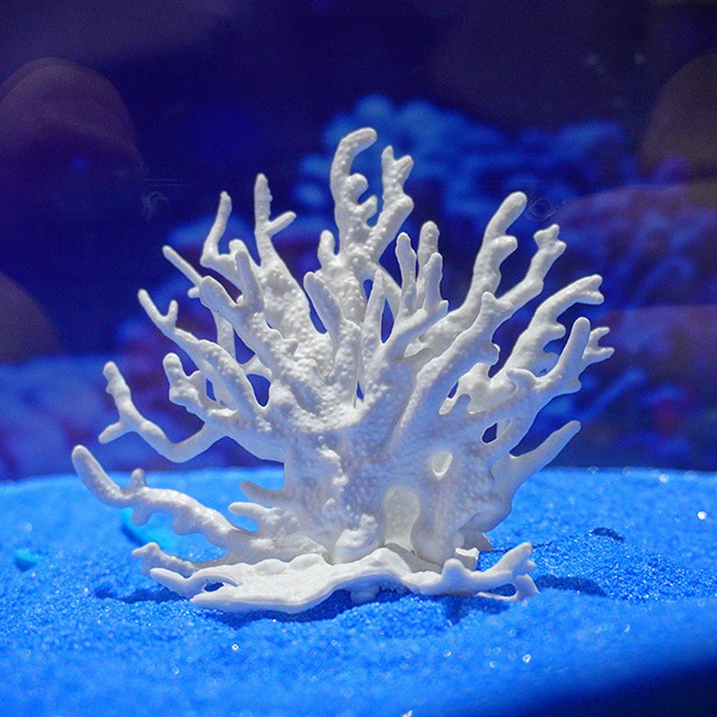 Mini Fish Tank Decorartion Resin Simulation Coral Micro Landscape Fish Tank Starfish Aquarium Decor Ornaments Plants Accessories