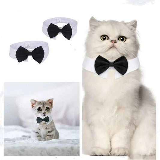 Comfortable Tuxedo Bowtie Pet Accessories Dog Necktie Bow Tie Collar Formal Tie Pet Bow Tie