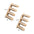 39.4In Wall-mounted Cat Roped Bridge for Indoor Cats Steps with Sisal Wall Wooden Furniture for Sleeping Playing Climbing