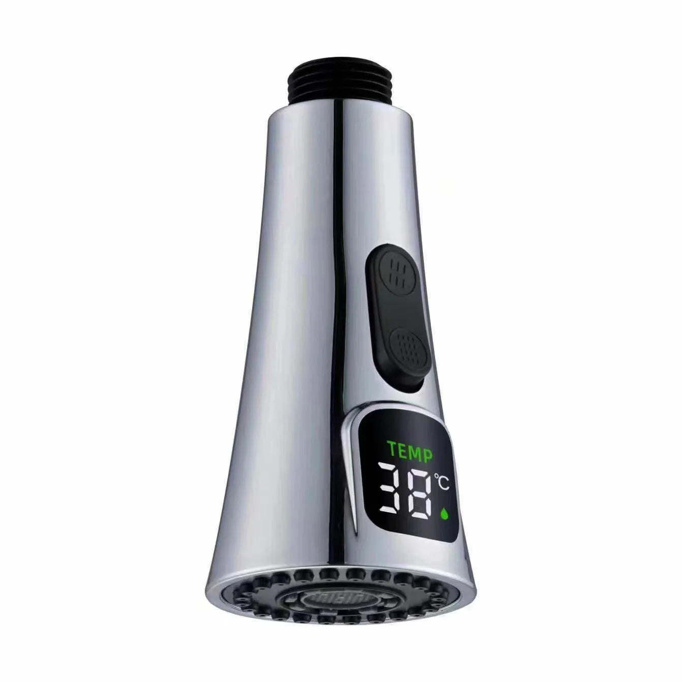 Kitchen Faucet Nozzle Pull Out Sink Water Tap Nozzle 2 Modes Universal LED Digital Display Faucet Adapter Taps Bubbler Connector