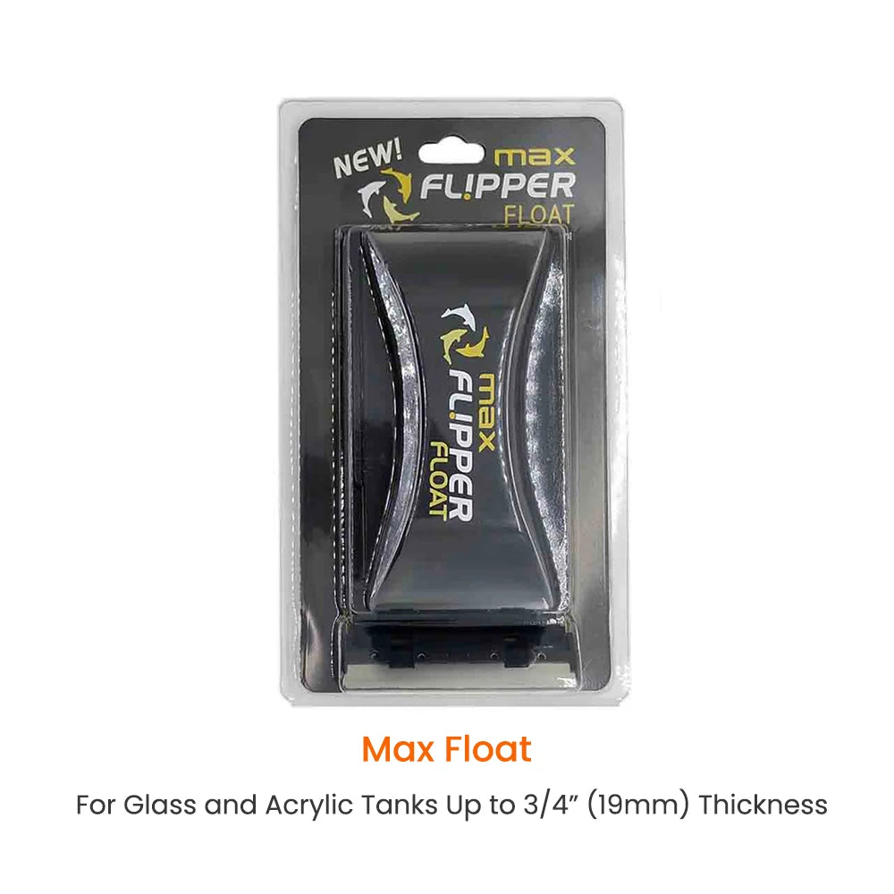 Flipper Nano/Standard/Max Float Glass Acrylic Fish Tank 2 in 1 Magnet Aquarium Algae Cleaner Scrubber and Scraper