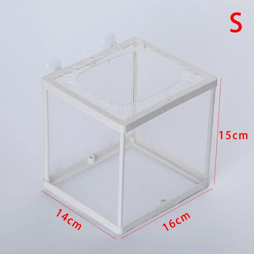 Aquarium Fish Breeding Isolation Mesh Box Net Fish Incubator Breeder Hatchery Fish Tank Isolation Box