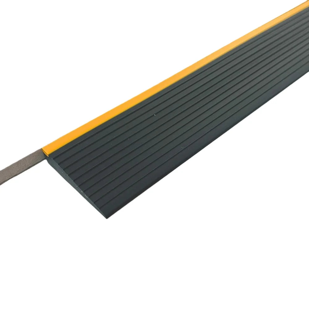 1pc 0.9mX5cm Multi Purpose Ramp Mat Door Threshold Ramp Self Adhesive Durable Non Slip Suitable for Robotic Vacuums Home