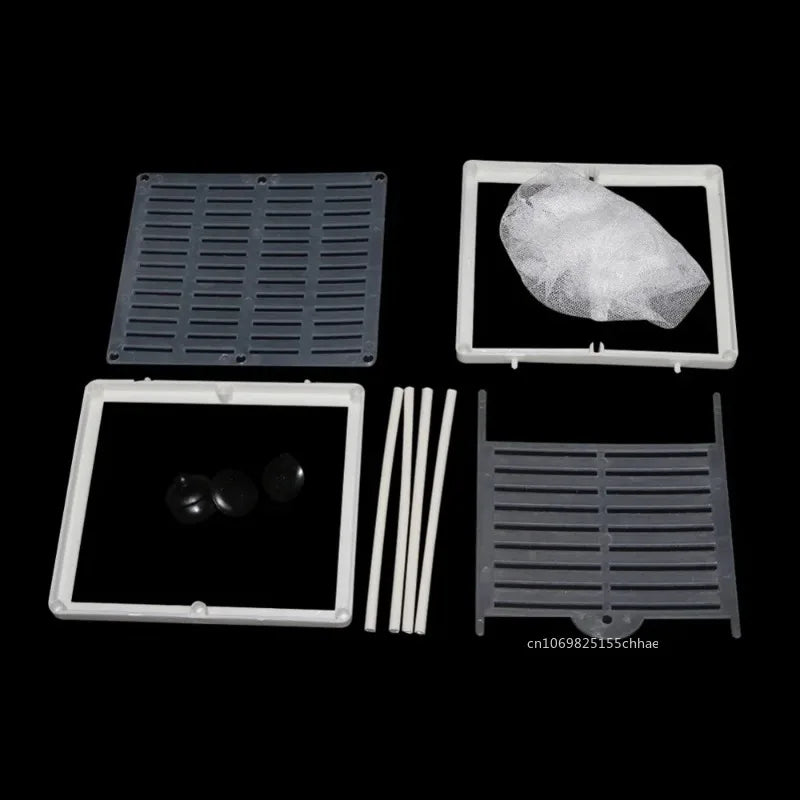 S/L Aquarium Fish Breeding Breeder Box Baby Fish Hatchery Isolation Net Fish Tank Incubator Box Hanging Aquarium אקווריום לדגים