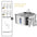 14L/7L Automatic Dog Water Fountain Stainless Steel Cat Pet Fountain with window Silent Cat Dog Water Feeder( No 5V 1A Plug
