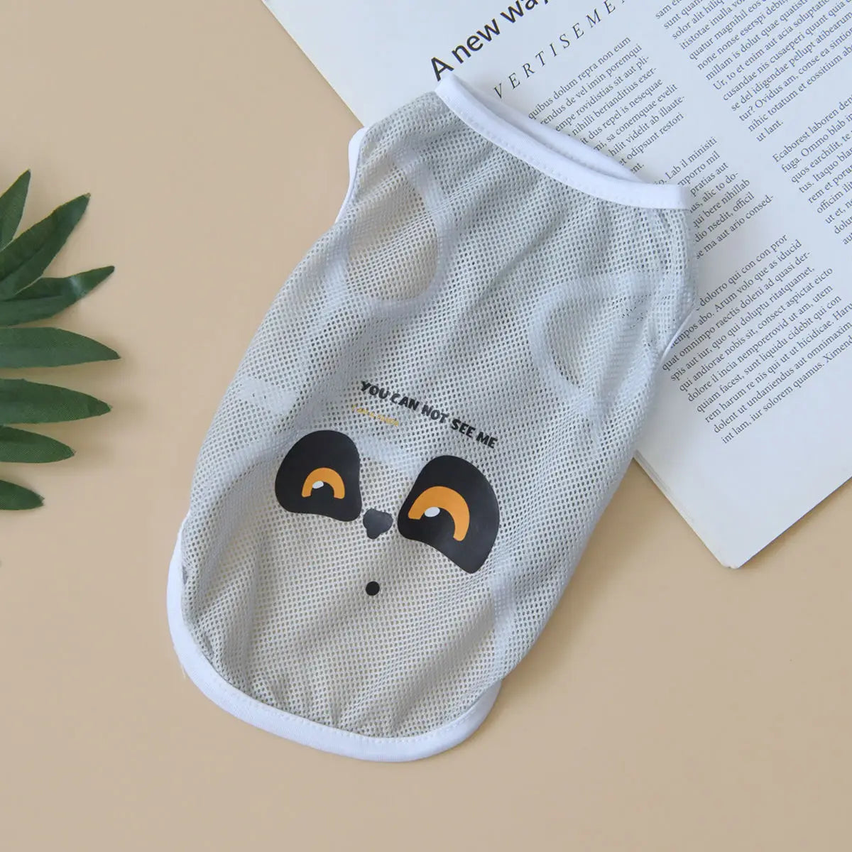 Pet Summer Tshirt Cute Cartoon Prints Vest Cats & Dogs Lightweight Mesh Breathable Clothes  Outdoor Pets Clothing