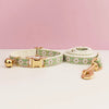 Adjustable Comfortable Cat Collar with Bell Personalized Pet Collar for Cats And Small Dogs metal hardware set cat collar