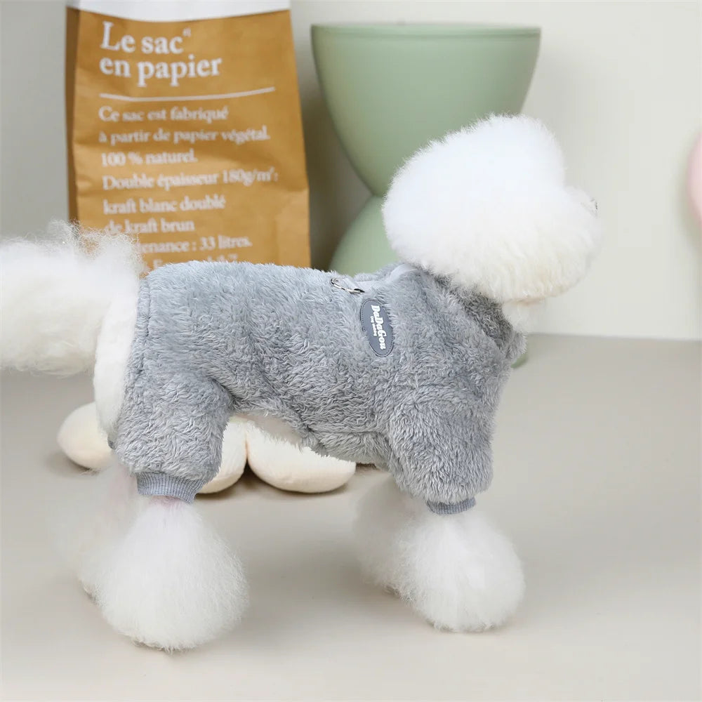 Winter Cat Puppy Jumpsuits Warm Fleece Pet Coat for Small Dogs Cats Kitten Clothing Chihuahua Sphynx Jacket ropa para gato - Play Paws Toys
