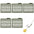 5Pcs Carp Fishing Tackle Carp Fishing Hair Rig Stops Boilie Bait Stoppers Extender Accessory for Carp/Coarse Fishing
