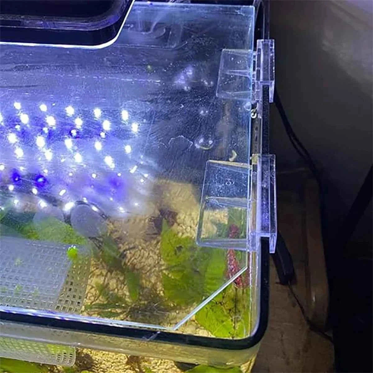 10Pcs Transparent Acrylic Fish Tank Glass Lid Clip Brackets Aquarium Filter Light Stand Support Holders Clip Width 5/6/8/10/12mm