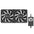 TEUCER 3000RPM 120MM Large Air Volume 220V Btc Mining Machine Workstation Cabinet Server Case Cooling System Fan with Adapter