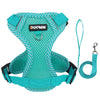 Fashion Reflective Cat Harness and Leash Sets Breathable Mesh Pet Harnesses for Small Dogs Cats Kitten Accessories Collier Chat