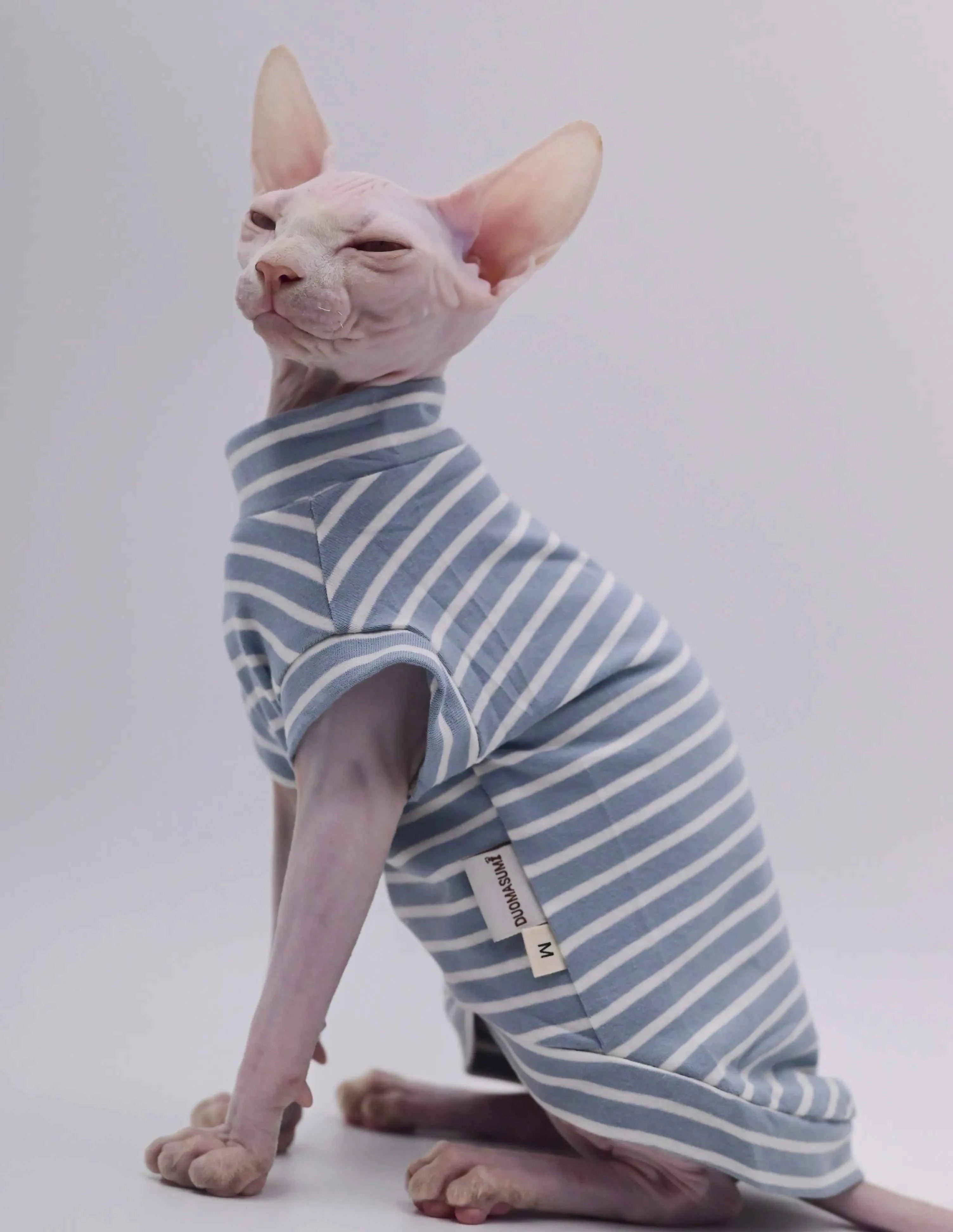 Sphynx Cat Clothes Cotton Hairless Cat Vest Baby 100% Cotton Soft Summer Sleeveless Thin Vest Cat Clothes for Devon, Cornish
