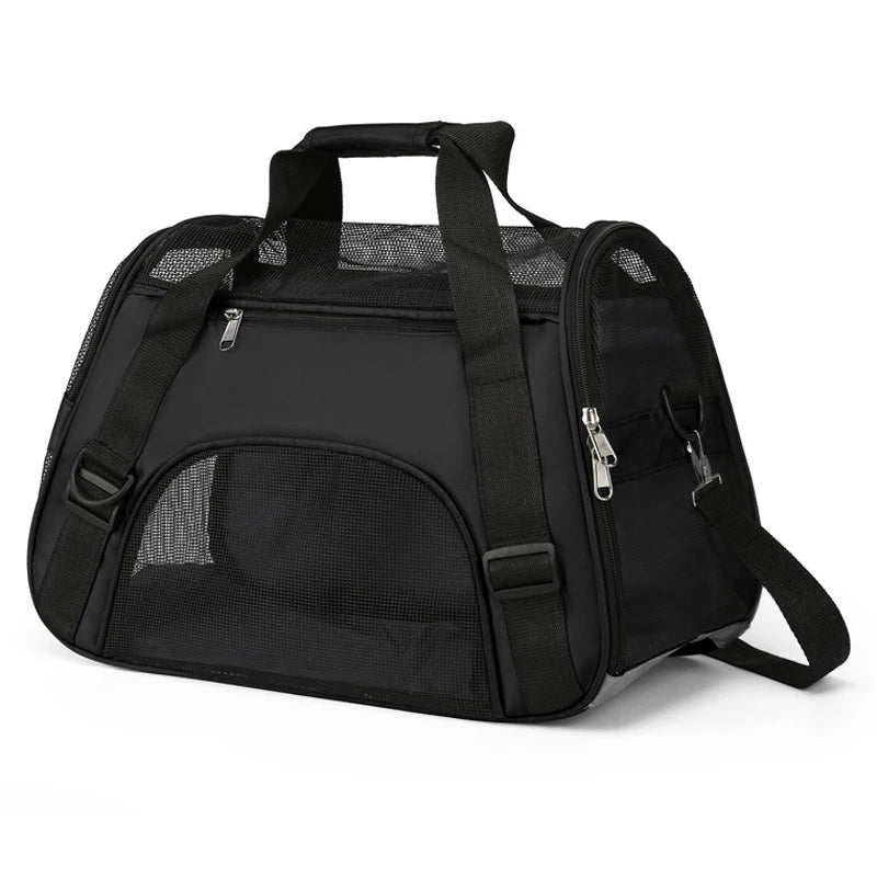 Cat Bags Portable Dog Carrier Bag Mesh Breathable Pet Puppy Travel Bags for Small Dogs Foldable Cats Handbag Bag Transport Bag - Play Paws Toys