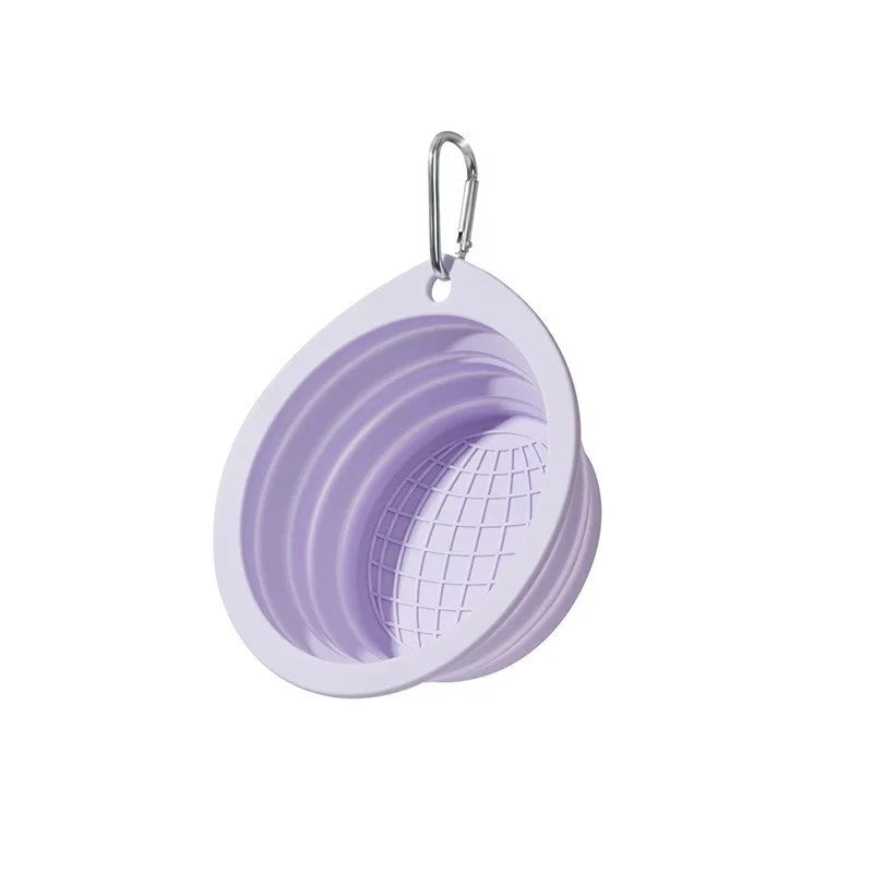 Pet Collapsible Bowl Portable Travel Dog Cat Water Food Bowl Foldable Outdoor Walking Feeding Bowl Lightweight Puppy Kitten
