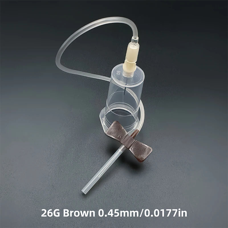 50pcs/lot Disposable Butterfly Blood Collection Needle double wing type Blood Collection Needle Pet Care Room Cat Dogs Animal