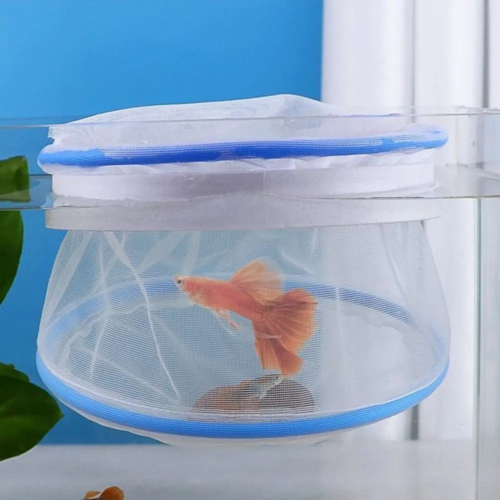 Ventilated Guppy Breeding Net Permeable Nylon Floating Fish Net Portable Fish Tank Isolation Box Home Aquarium