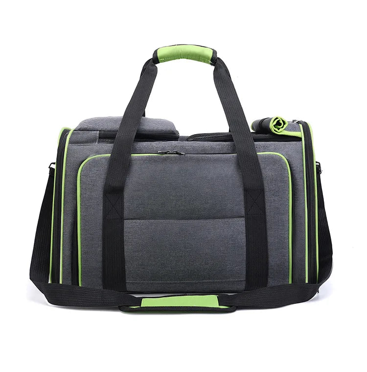 Cat Bag Foldable Large Capacity Cat Outdoor Car Expansion Portable Pet Handbag Breathable Diagonal Cross Bag for Cats and Dogs - Play Paws Toys