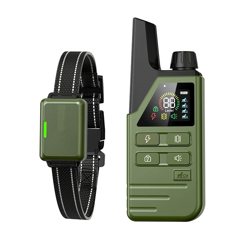 ROJECO Electric Dog Training Collar Remote Control Rechargeable Training Collar For Pet Dog Puppy Bark Control Stop Shock Collar