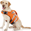 Ensure Your Dog's Water Adventures are Safe and Stylish: Premium Waterproof Dog Life Jacket with Reflective Stripes, Extra Stick