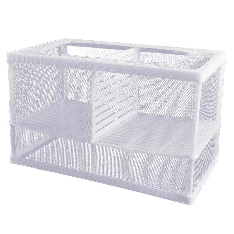 S/L Aquarium Fish Breeding Breeder Box Baby Fish Hatchery Isolation Net Fish Tank Incubator Box Hanging Aquarium אקווריום לדגים