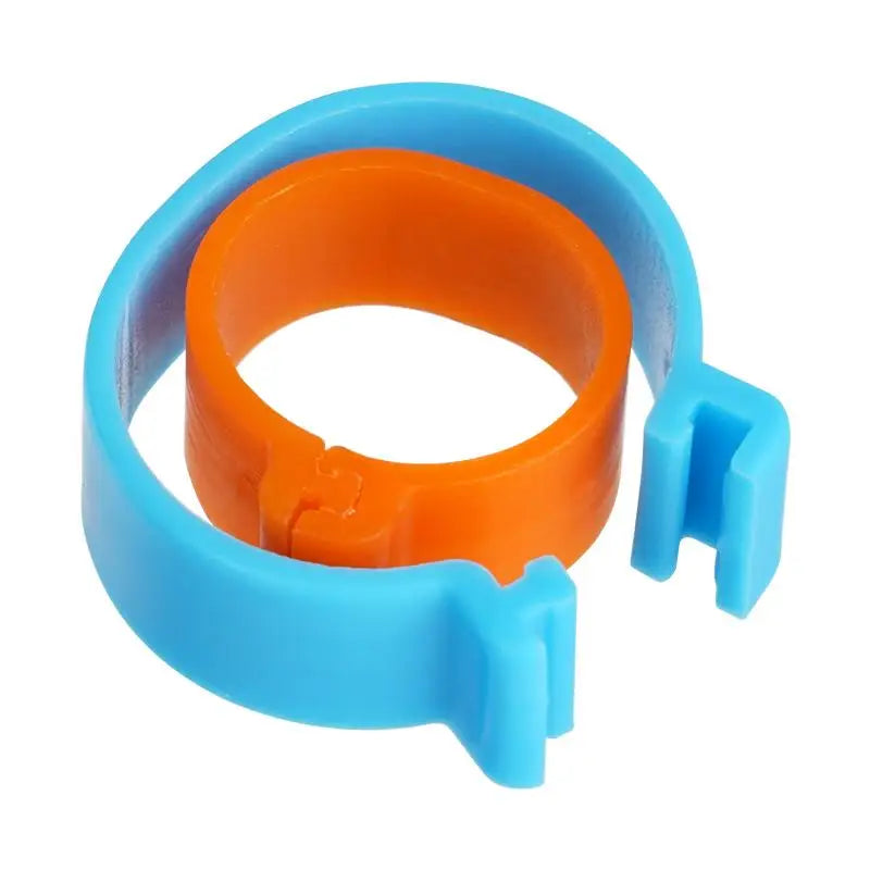 16/20mm Poultry Leg Rings with Buckle Clip (60pc)