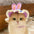 Cute Cat Hat Funny Pets Party Cosplay Headwear Delicate Hemming Pendant Decor Elasticity Knitted Hat Pet Accessories