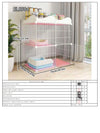 Cat Cage for Home Use, Indoor Pet Cat Large Space, Luxurious Small Cat House, Three-Story Multi-Cat Portable Assembly Empty Cage - Play Paws Toys