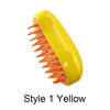 Steamy Brush Electric Spray Cat Hair Brush 3in1 Pet Hair Removal Tool 360° Rotating Handle Silicone Multifunctional Massage Comb