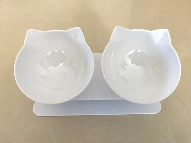 Non-Slip Double Cat Bowl Dog Bowl With Stand Pet Feeding Cat Water Bowl For Cats Food Pet Bowls For Dogs