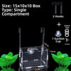 1PC Small Fry Aquarium Isolation Box Hatchery Divider Spawning Hatching Fish Breeding Box with Hook Acrylic Hydroponic Plant Box